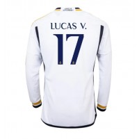 Real Madrid Lucas Vazquez #17 Kotipaita 2023-24 Pitkähihainen